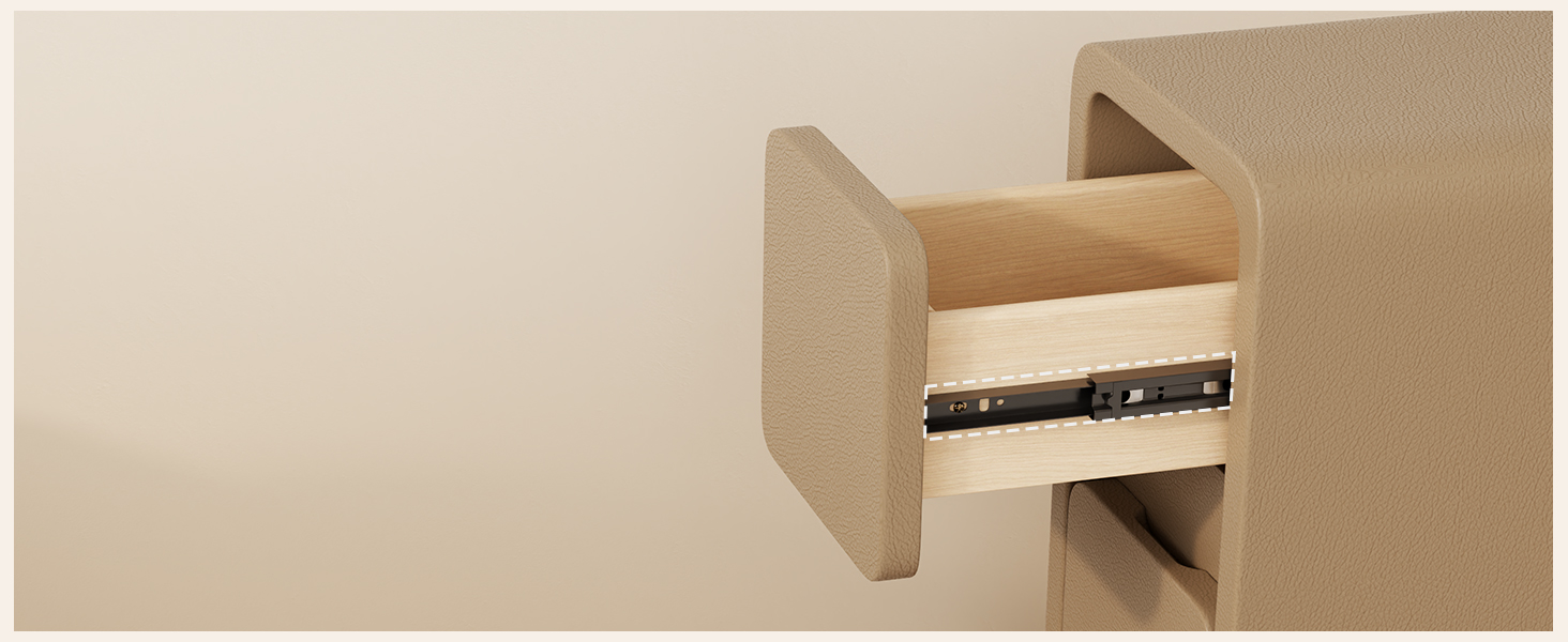 narrow bedside table