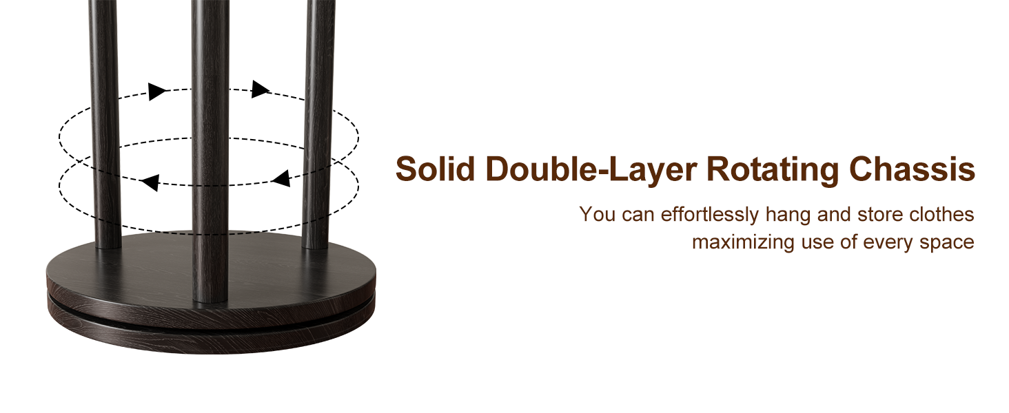 Rotary Coat Rack