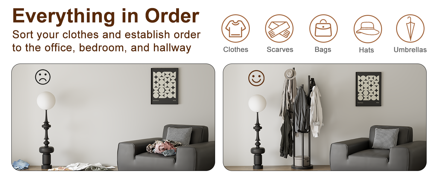 modern coat rack