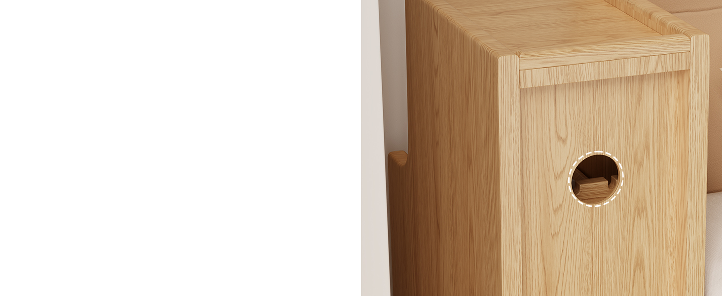 narrow nightstand