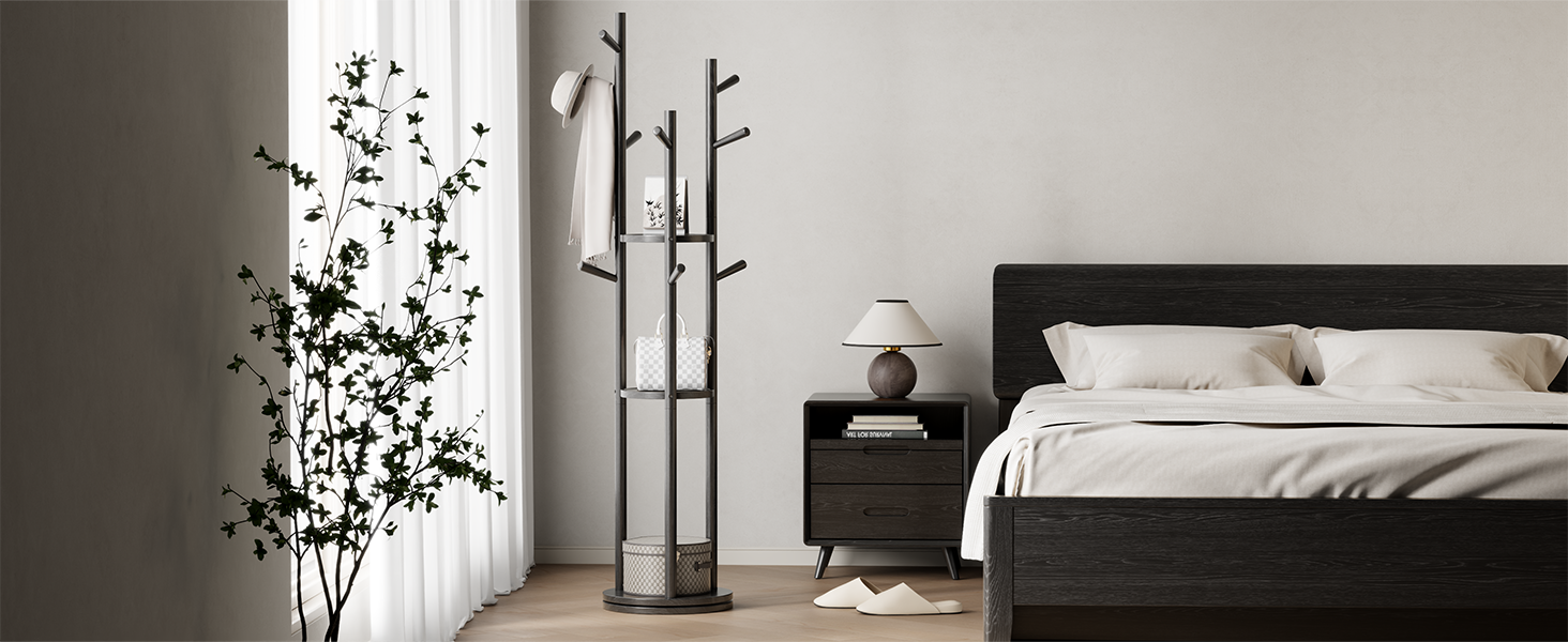 Bedroom coat rack