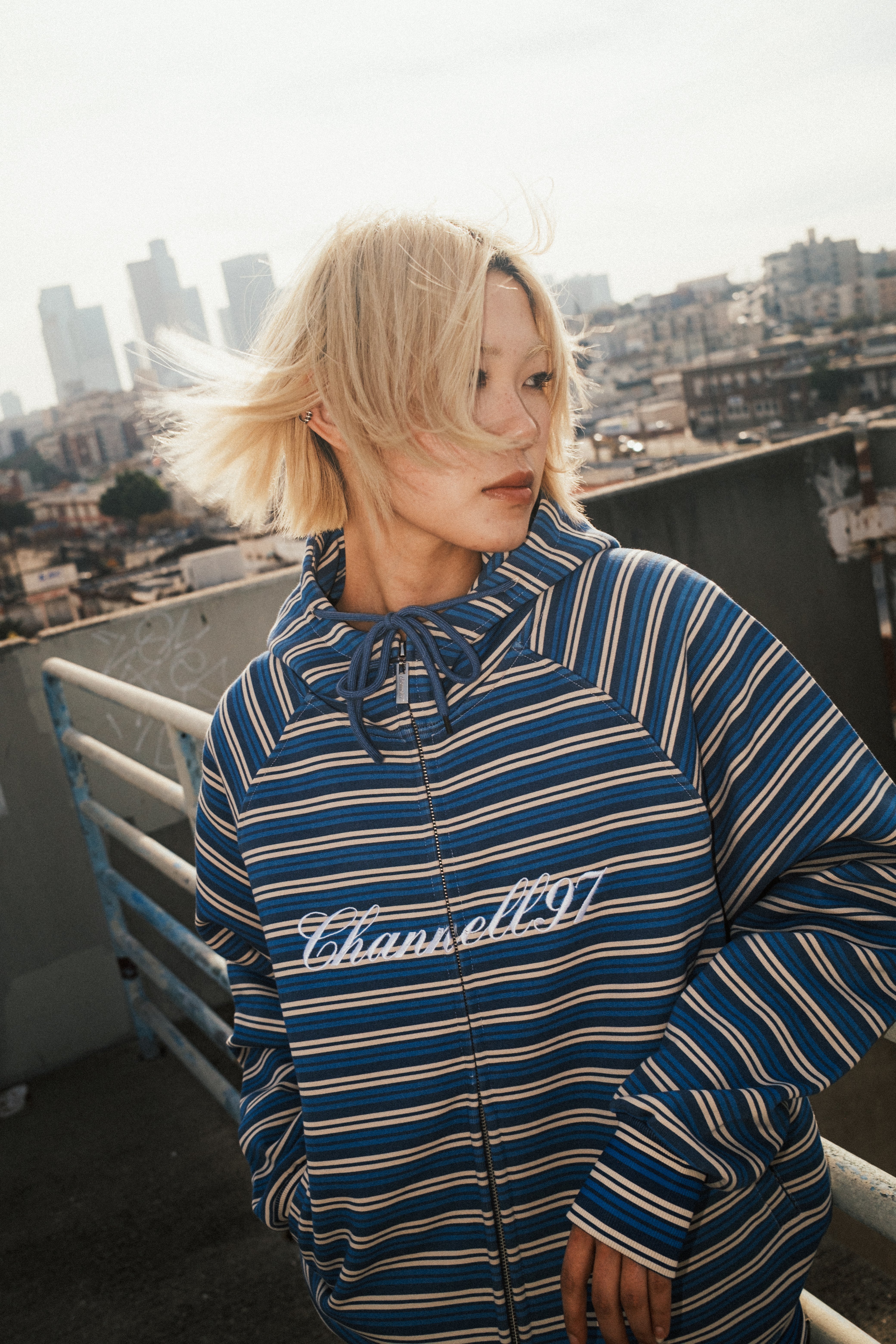 STRIPED HOODIE