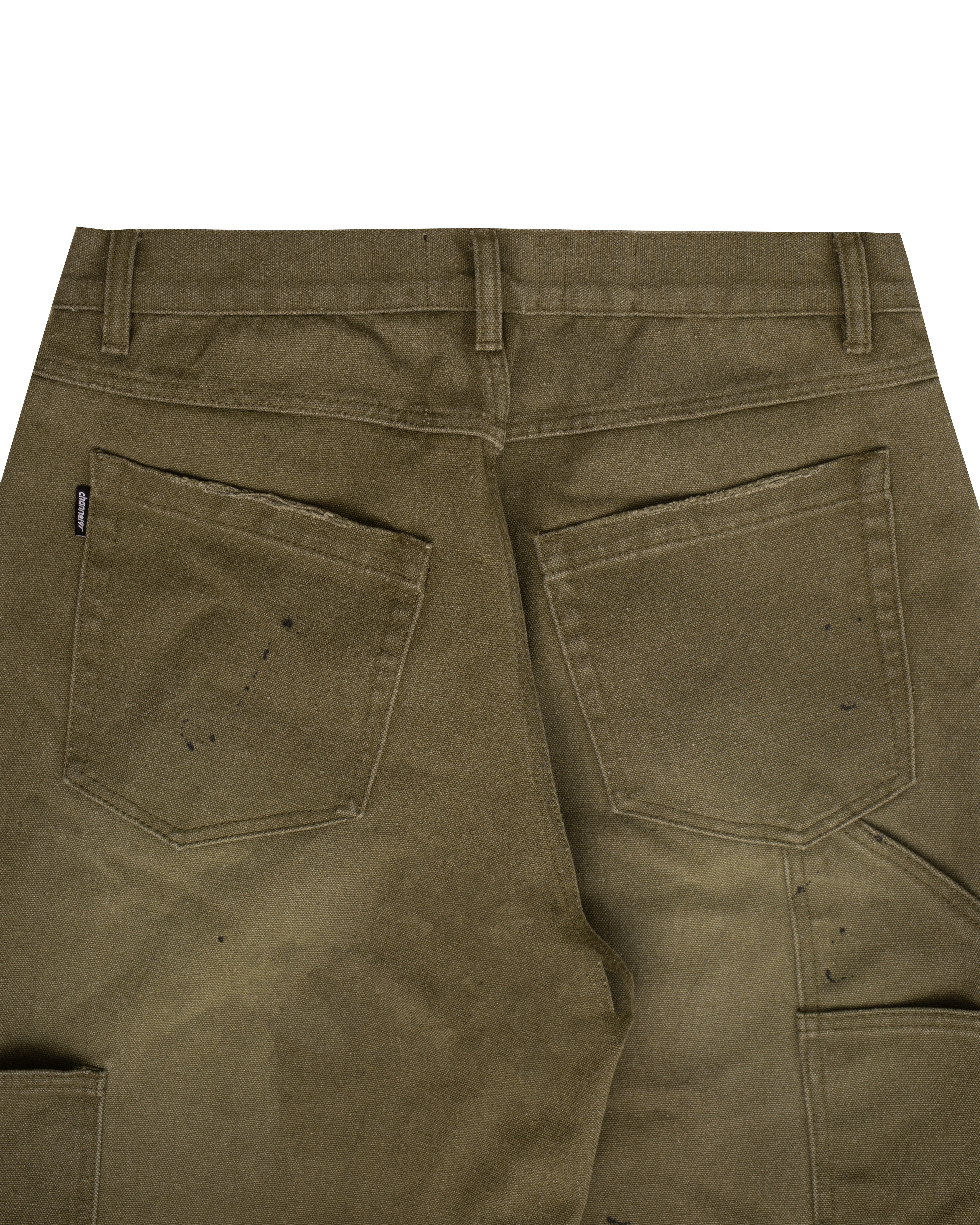FOREST GREEN DOUBLE KNEE