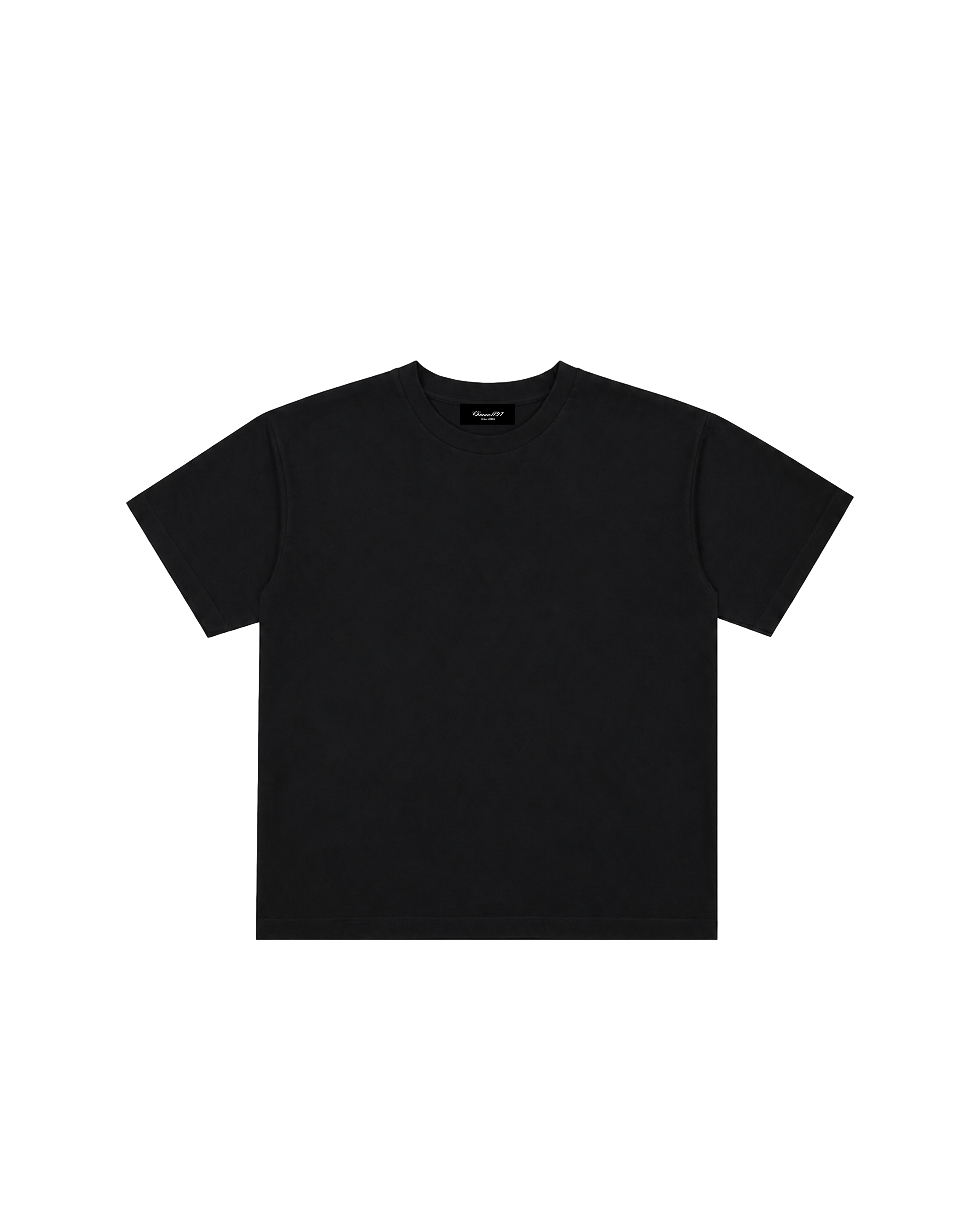 BLANK BLACK TEE