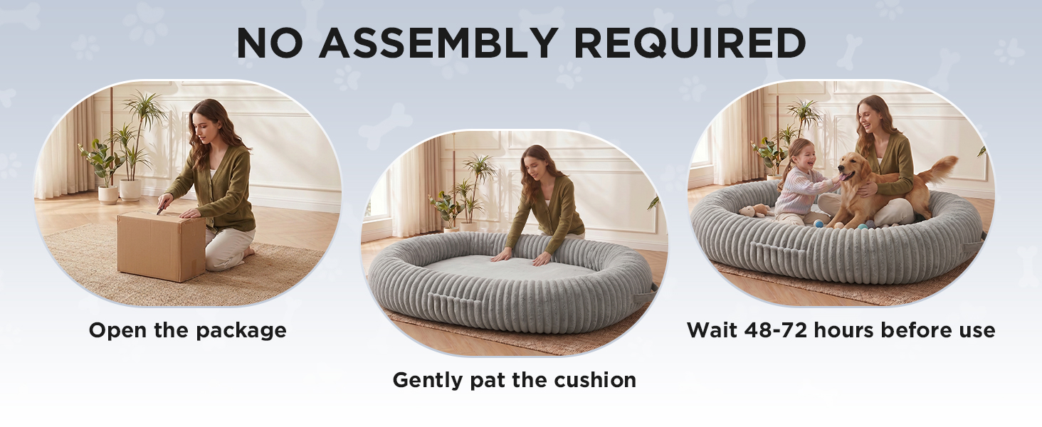 adult size dog bed for people