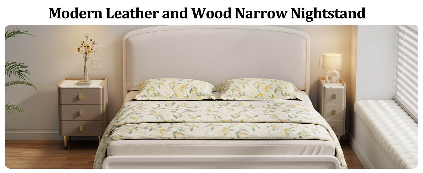 narrow nightstand