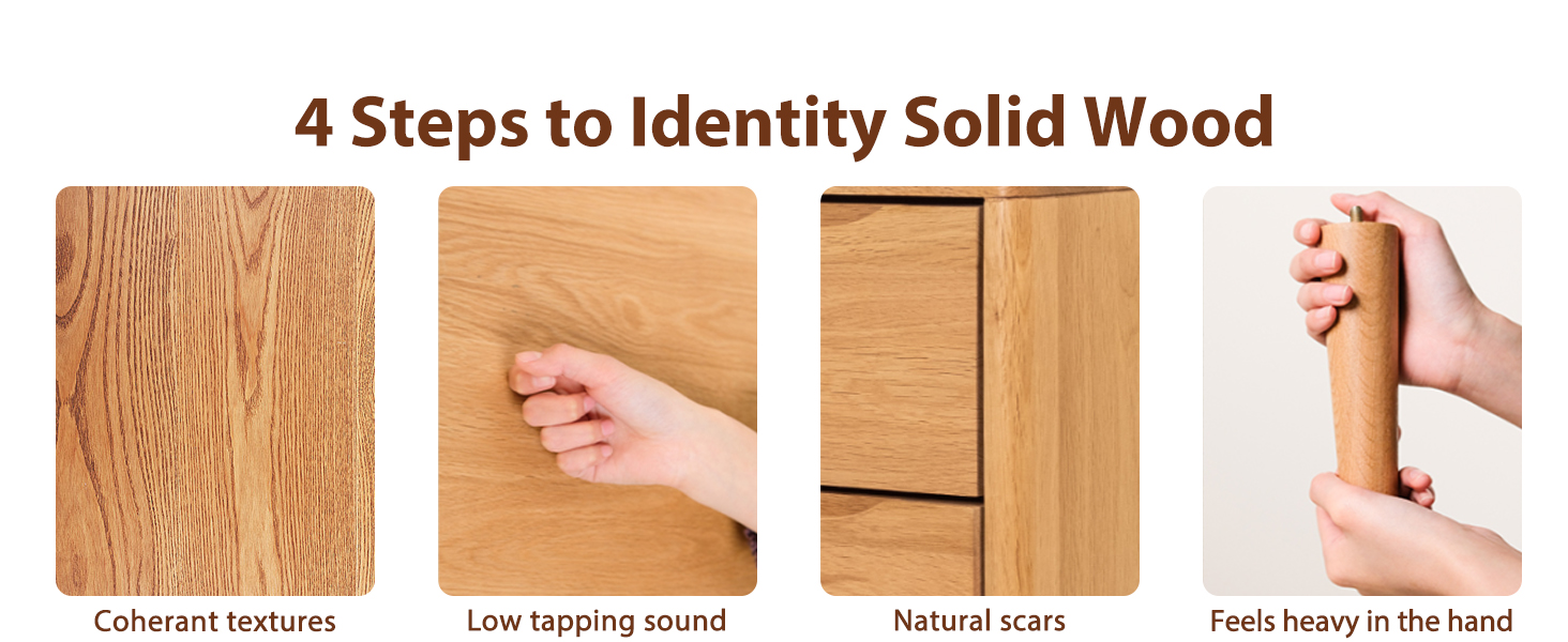 Solid Wood Floor Mirror