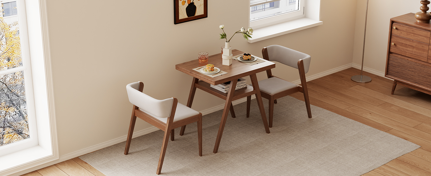 wooden dining table