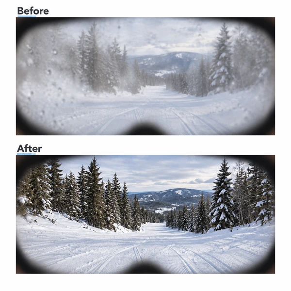 Heated Anti-Fog Snow Goggles – 8-Hour Battery, 3 Heat Levels & Adjustable Fit