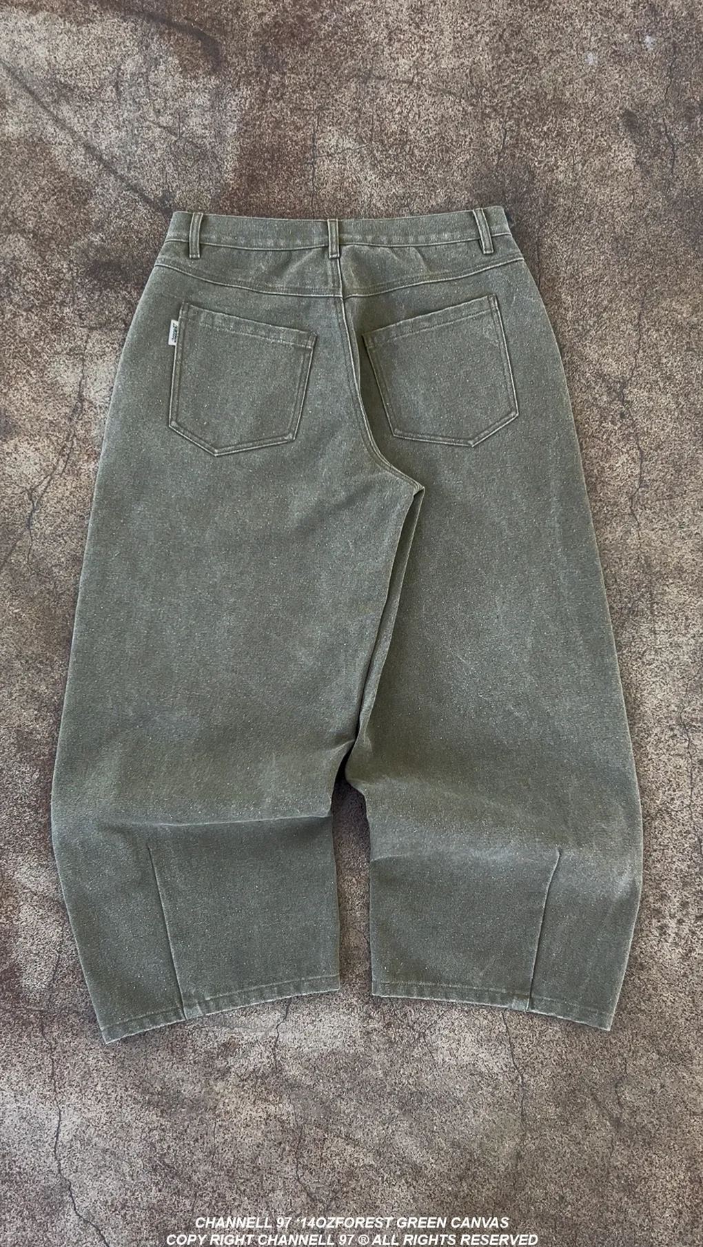 CANVAS PANT FOREST GREEN