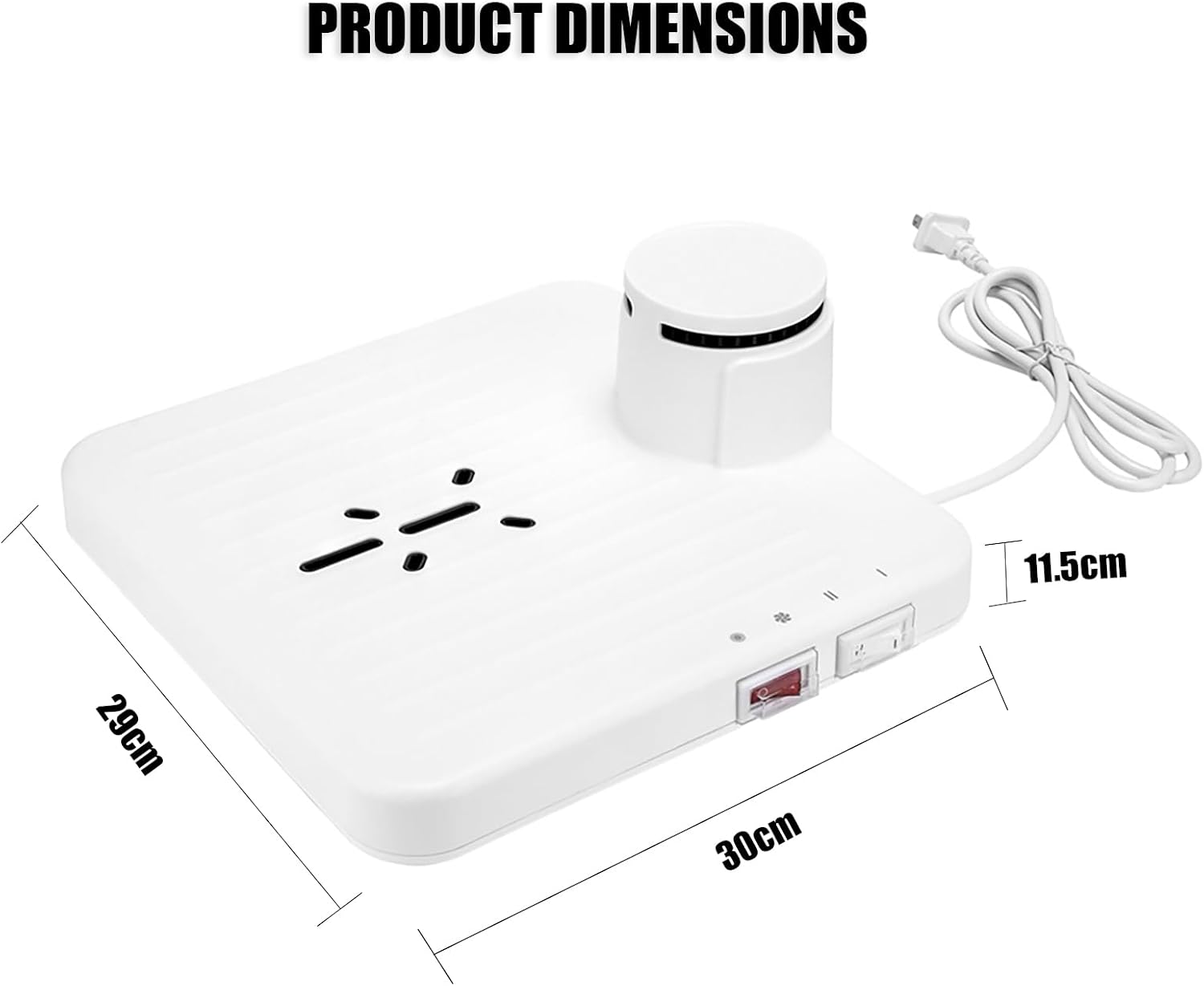 Full Body Dryer | 960W Hands-Free Sensor Air Dryer with Warm & Cool Air, 2 Speeds
