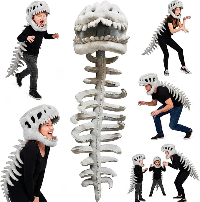 Dinosaur Skeleton Plush Costume