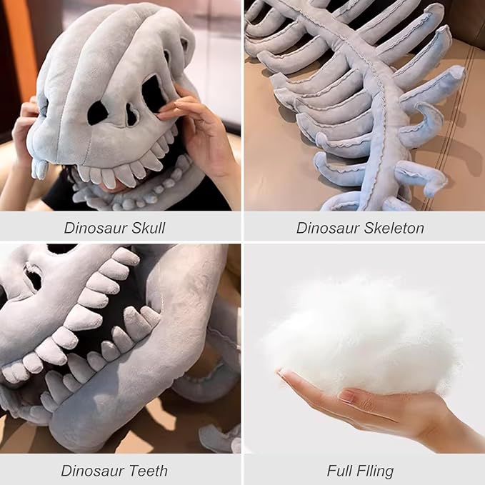 Dinosaur Skeleton Plush Costume