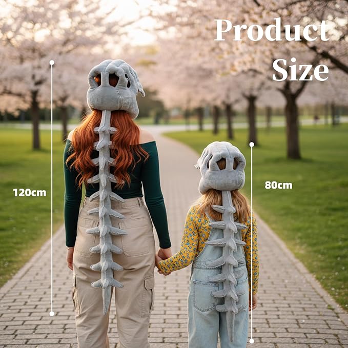 Dinosaur Skeleton Plush Costume