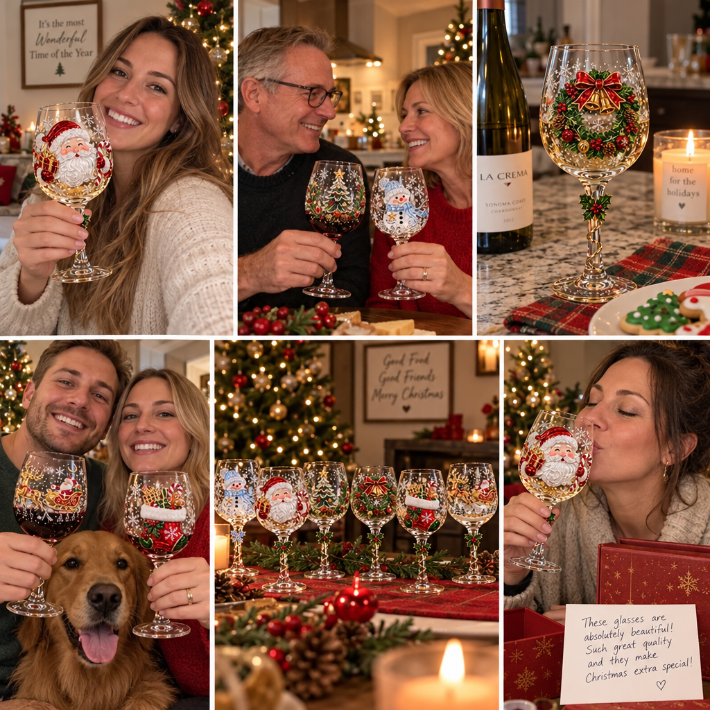 Christmas glassware for festive holiday moments