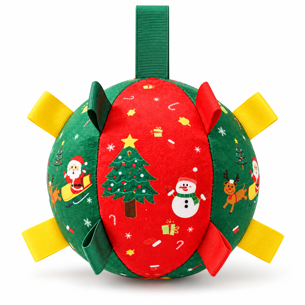 🎄Black Friday Sale 50% OFF!!⏳Flash Sale🏆50K+ SOLD!💥Dog Christmas Interactive Toy Soccer Ball with Bell🐕-Free shipping!!