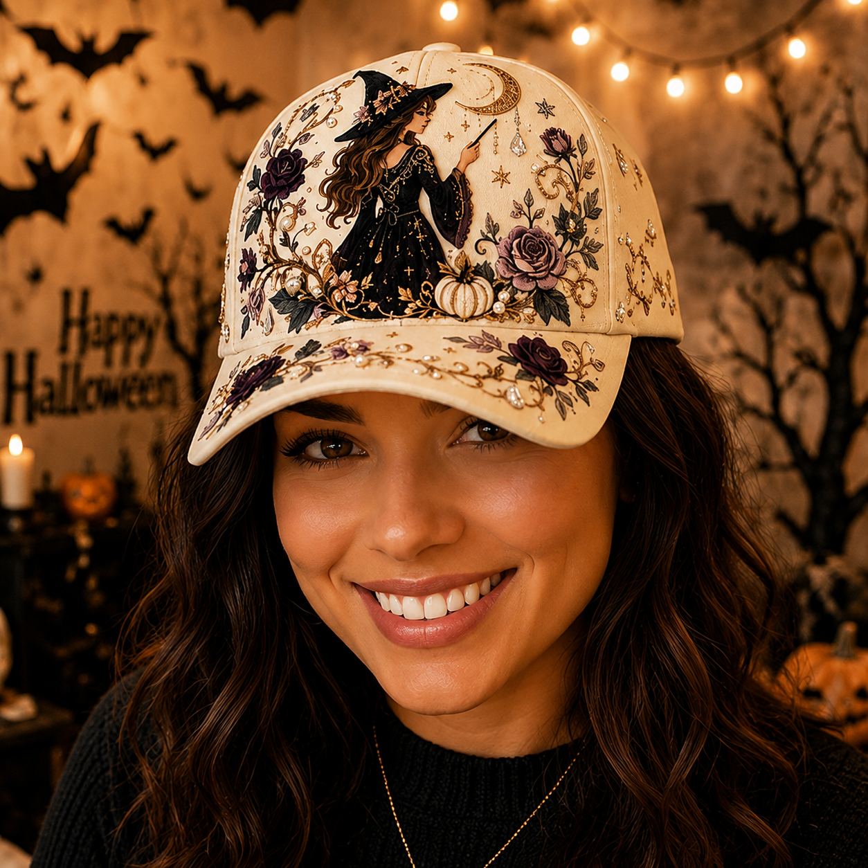 3D Halloween Printed Baseball Cap