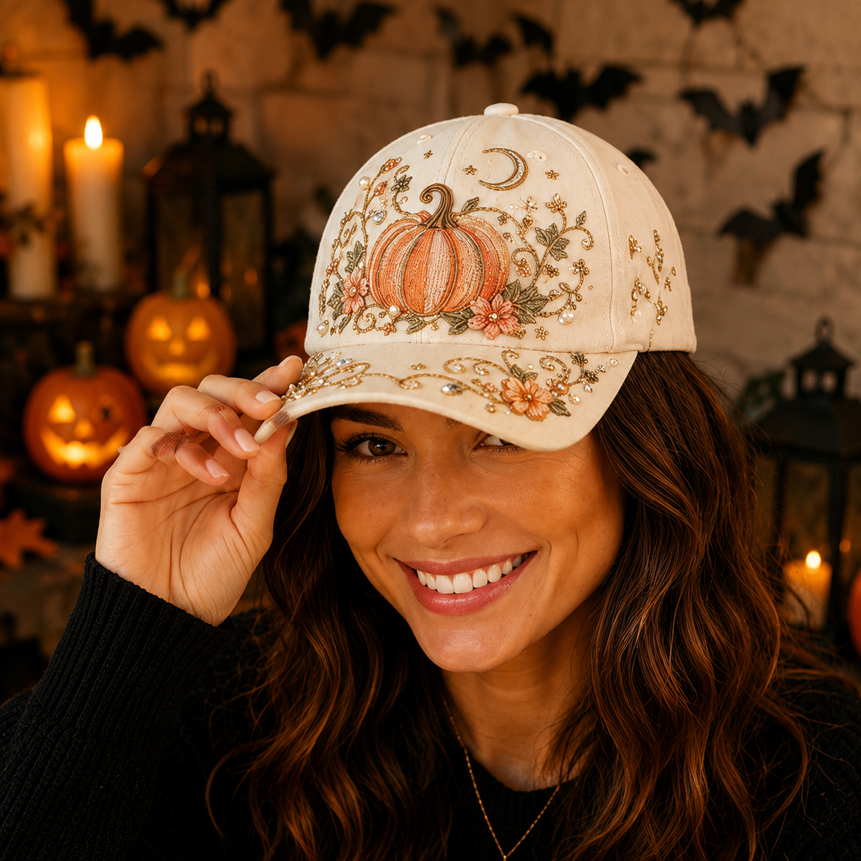 3D Halloween Printed Baseball Cap