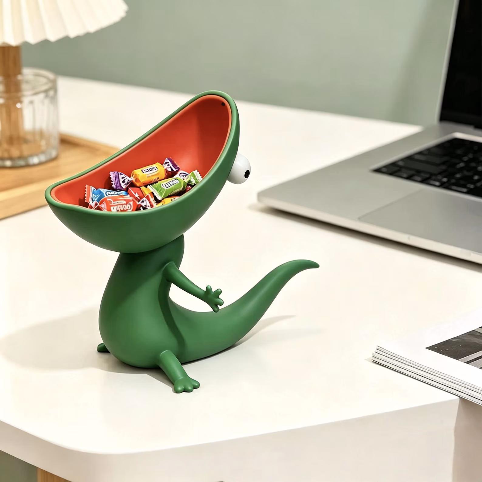 Cute Big Mouth Lizard Soap Dish