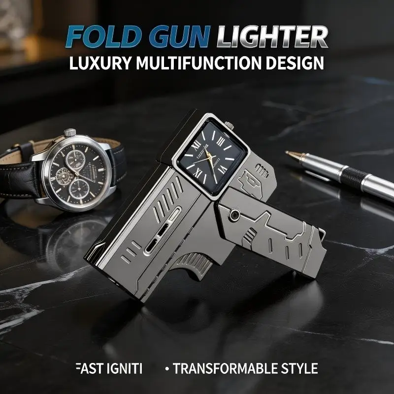 🔥Hot Sale-50% OFF🔥Folding  Lighter With Watch