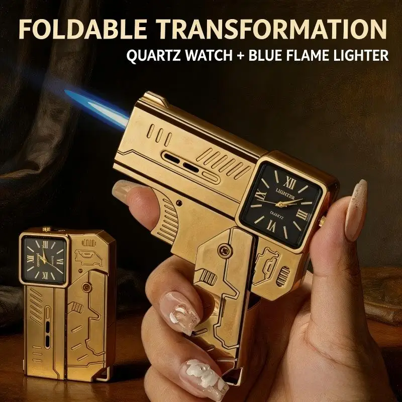 🔥Hot Sale-50% OFF🔥Folding  Lighter With Watch