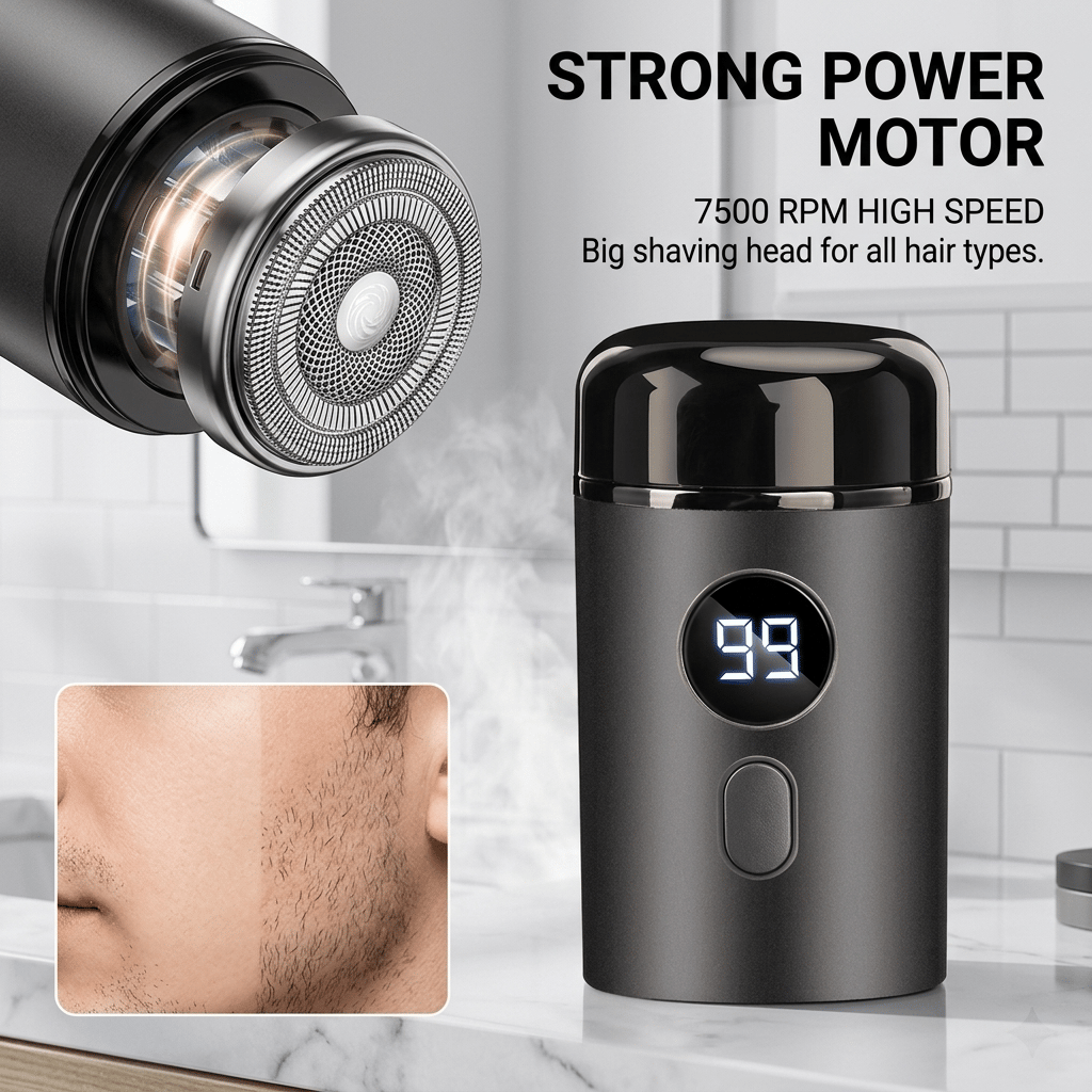 🔥 Last Day 49% OFF🔥Newest Mini Portable Electric Shaver