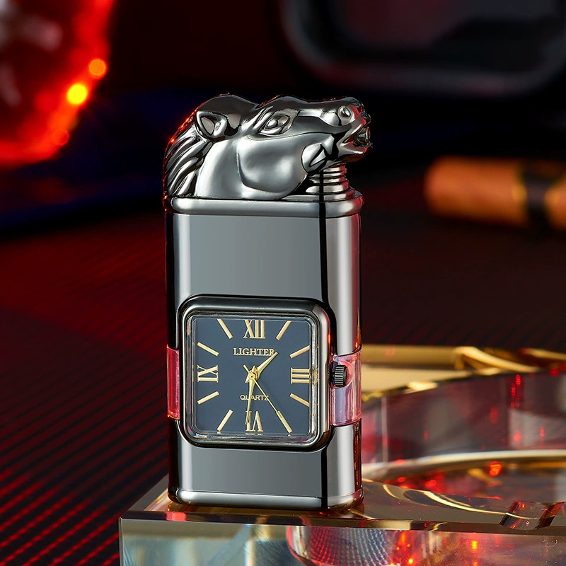 Best Seller🔥 Windproof Lighter Vintage Watch Bezel Jet flame Torch