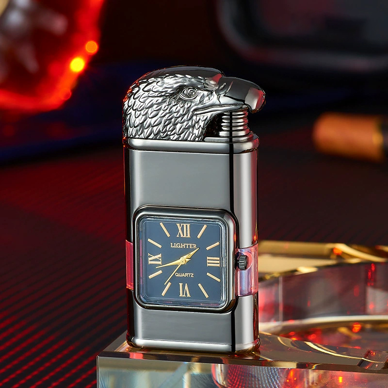 Best Seller🔥 Windproof Lighter Vintage Watch Bezel Jet flame Torch