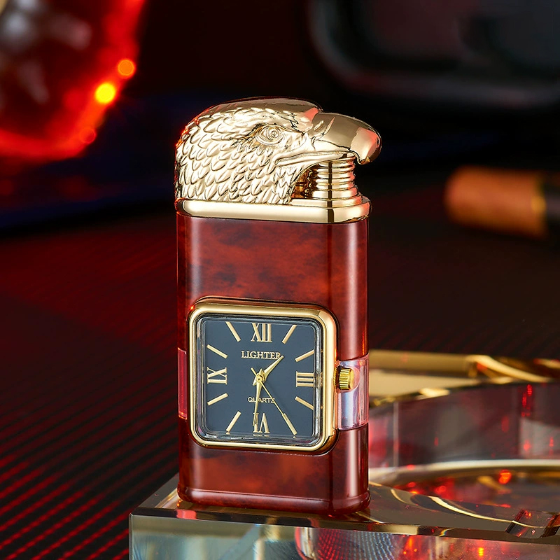 Best Seller🔥 Windproof Lighter Vintage Watch Bezel Jet flame Torch