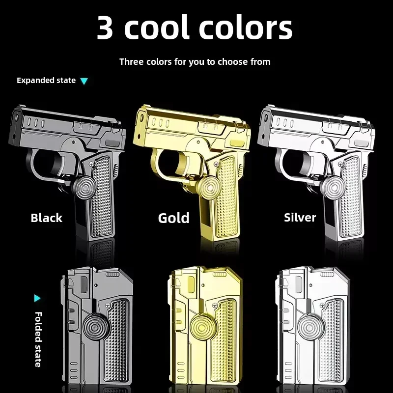 🔥Hot Sale-50% OFF🔥Foldable Dual-Form Gun-Shaped Windproof Lighter