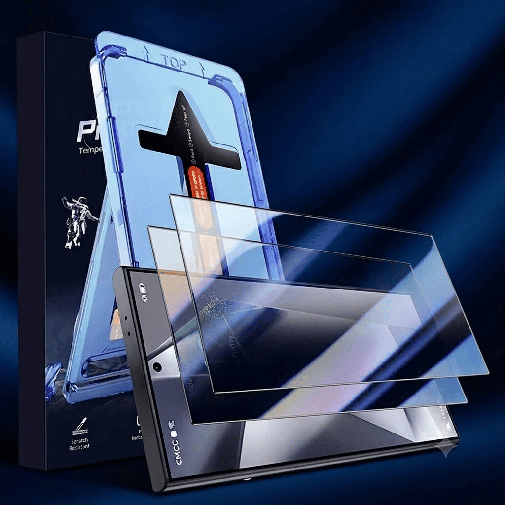 📱2026 New Premium 9H Tempered Glass Suitable For Samsung Series- Dust Free Without Bubbles