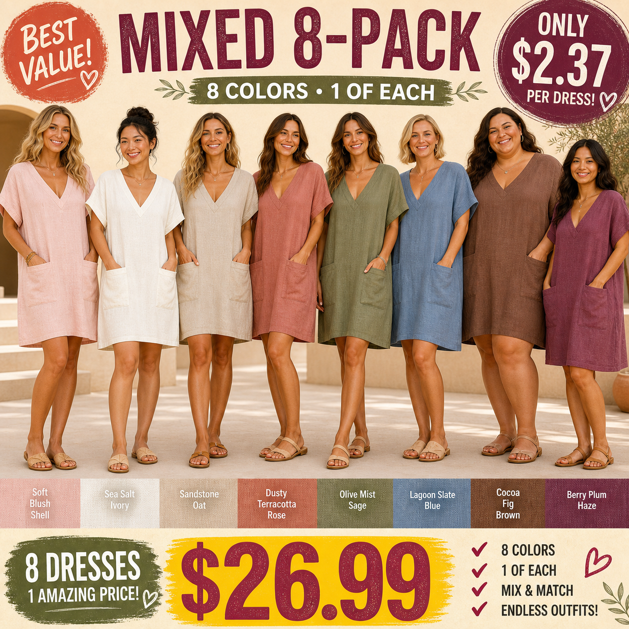 Mixed 8-Pack bundle image