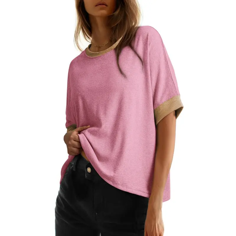 Dokotoo Women's Tops for Women 2026 Loose Oversized Basic Tee Comfortable Soft Fabric Flattering Fit - Womenswear