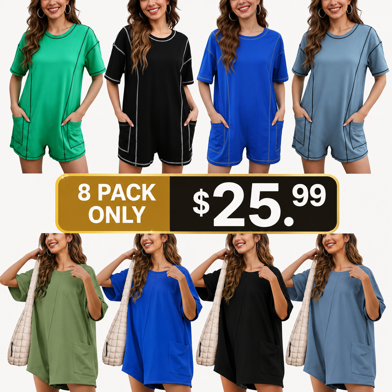 Limited Deal - Women's Loose Casual Jumpsuit