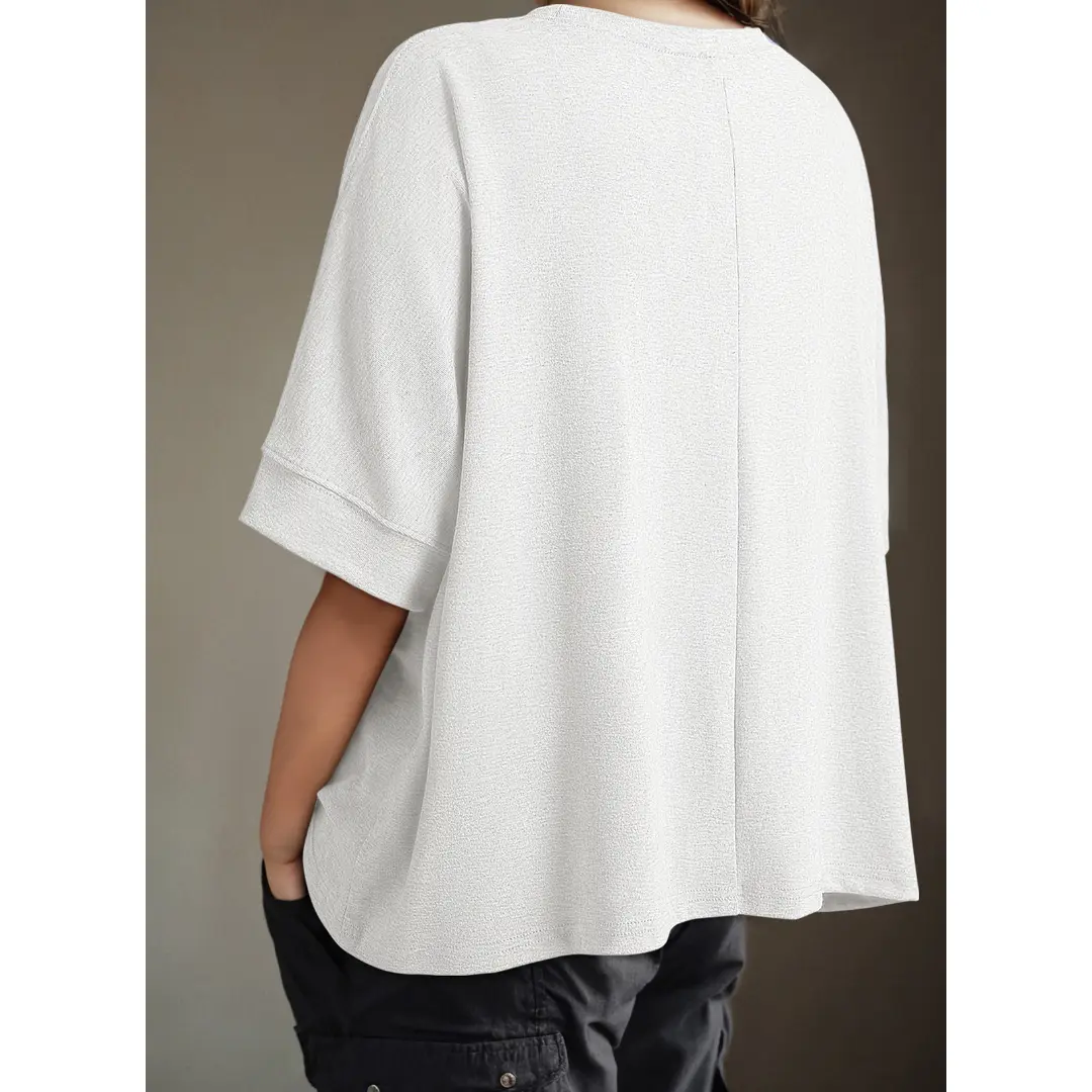 Dokotoo Women's Tops for Women 2026 Loose Oversized Basic Tee Comfortable Soft Fabric Flattering Fit - Womenswear
