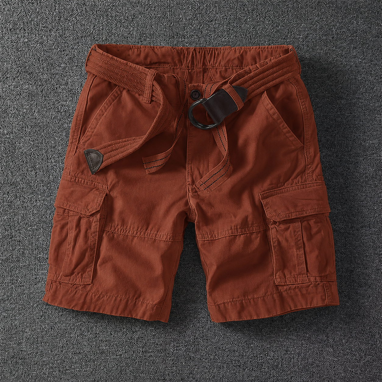 Classic Short Cargo Shorts for Men with Utility Pockets