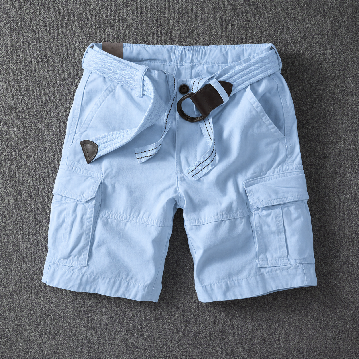 Classic Short Cargo Shorts for Men with Utility Pockets