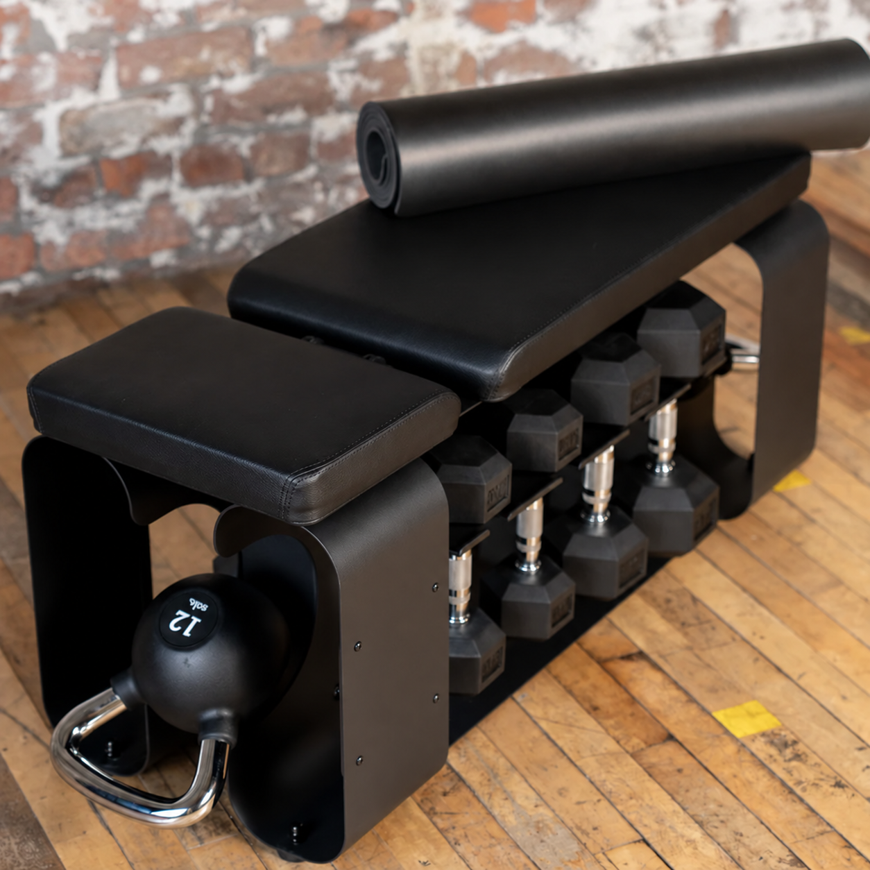 Integrated weight storage