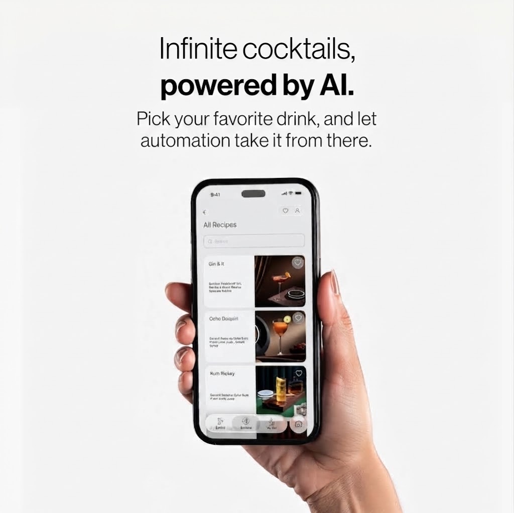 Smart 6-Station Automatic Cocktail Maker with App Control