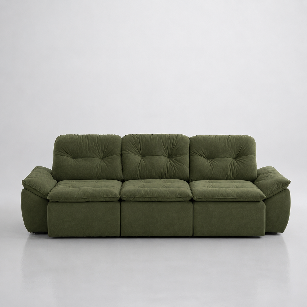 Electric Deep-Seat Extendable Sofa with USB & USB-C Charging