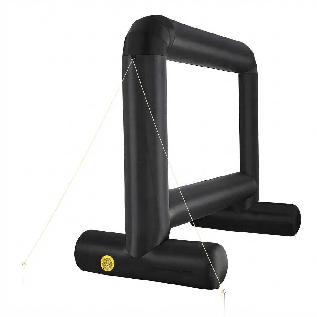 14FT Inflatable Outdoor Movie Screen with Blower – Front & Rear Projection