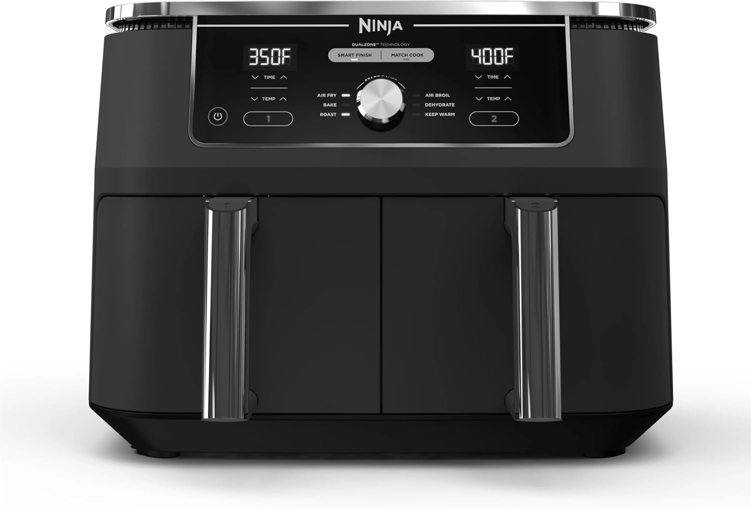 DualZone Air Fryer, 8 Qt, 6-in-1, Grey, DZ801