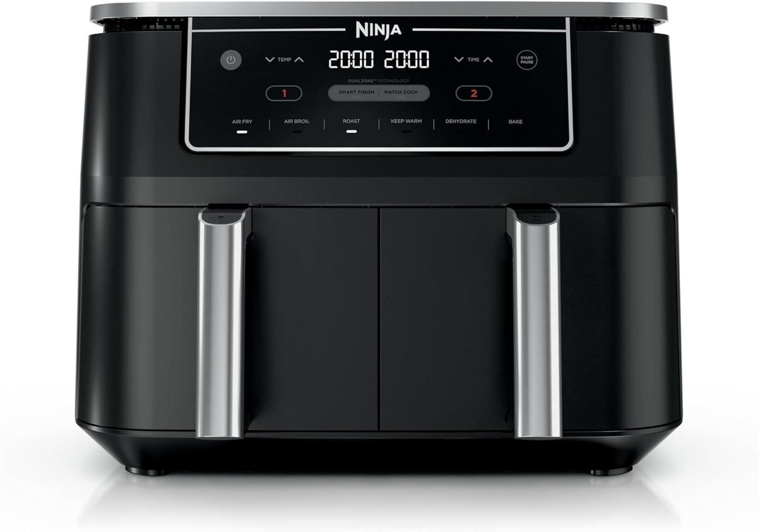 DualZone Air Fryer, 8 Qt, 6-in-1, Grey, DZ801