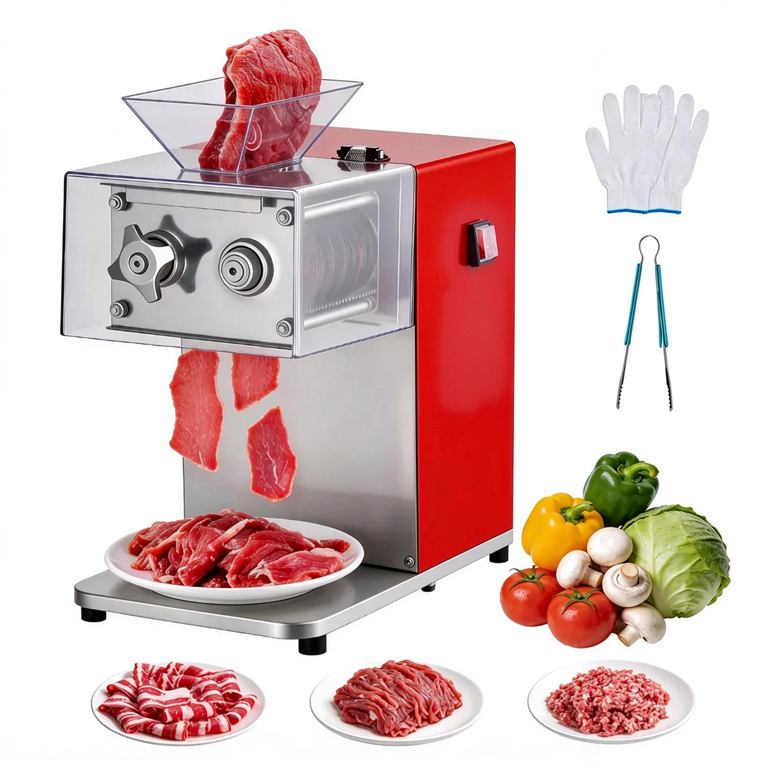 VEVOR 850W Commercial Meat Cutter Machine