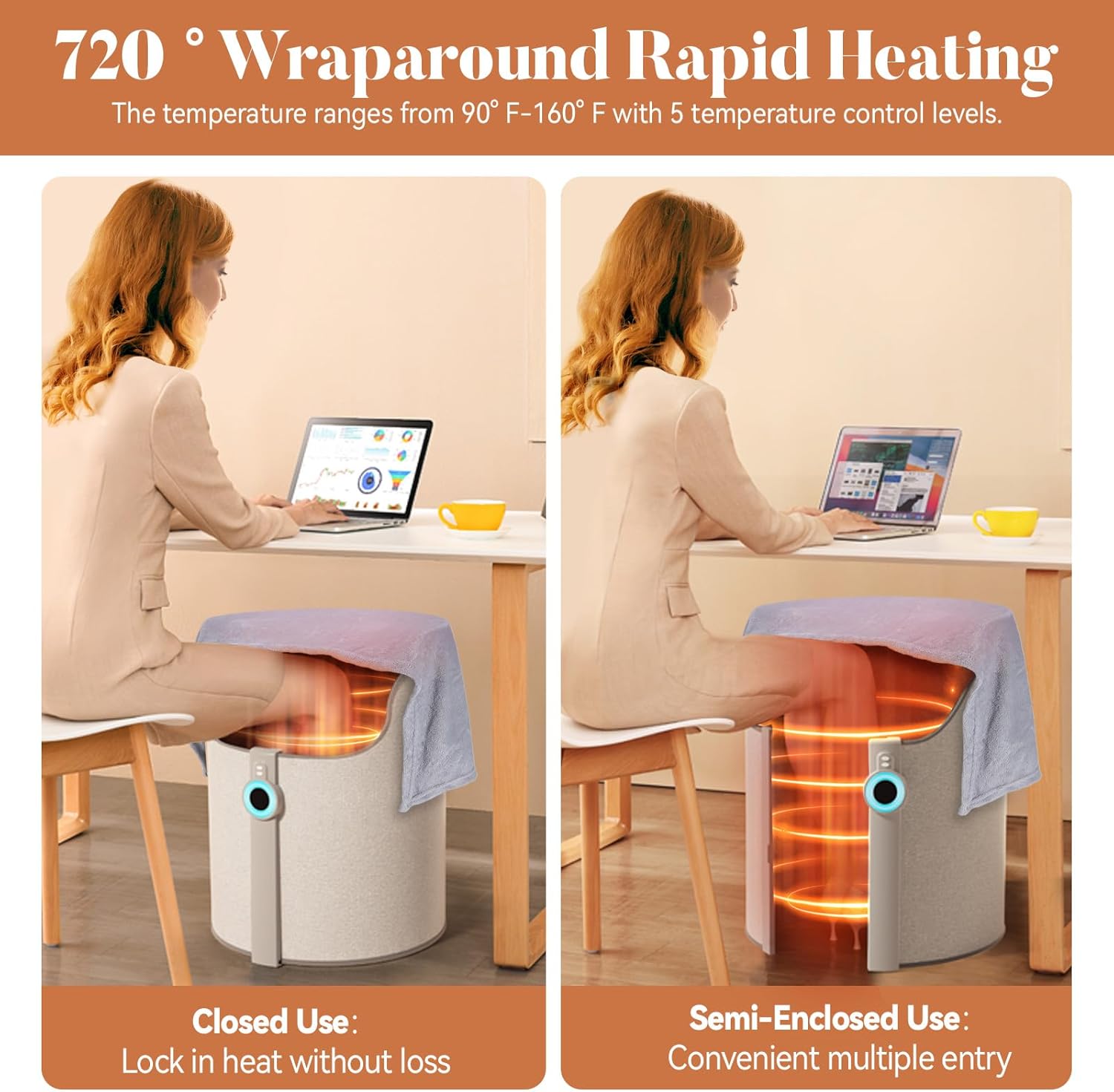 Electric Panel Space Heater with Thermostat