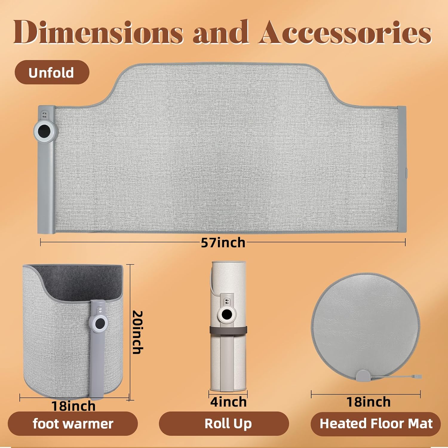 Electric Panel Space Heater with Thermostat