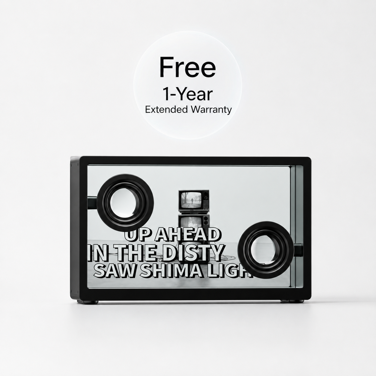 Transparent Lyric Speaker – Smart Bluetooth Music Display