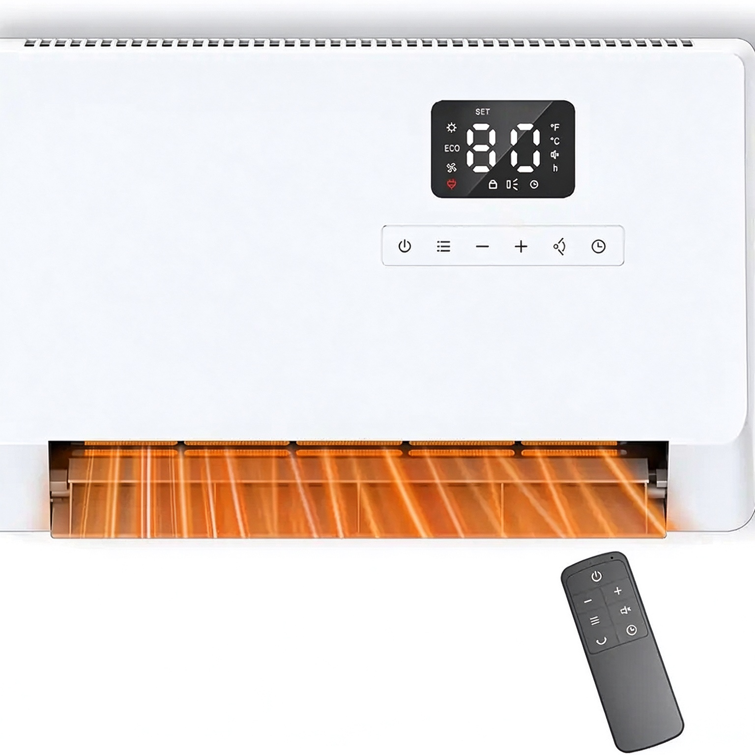 Smart Wall Heater 1500W Fast Heating Electric Space Heater for Indoor Use