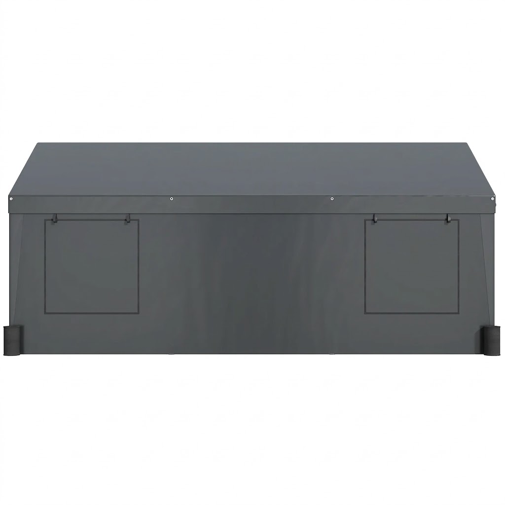 VEVOR Carport, Extra Large 12 x 20 ft Car Canopy with Roll-up Ventilated Windows, Portable Garage with Removable Sidewalls, Waterproof UV Resistant All-Season Tarp for SUV, Truck, Boat ...