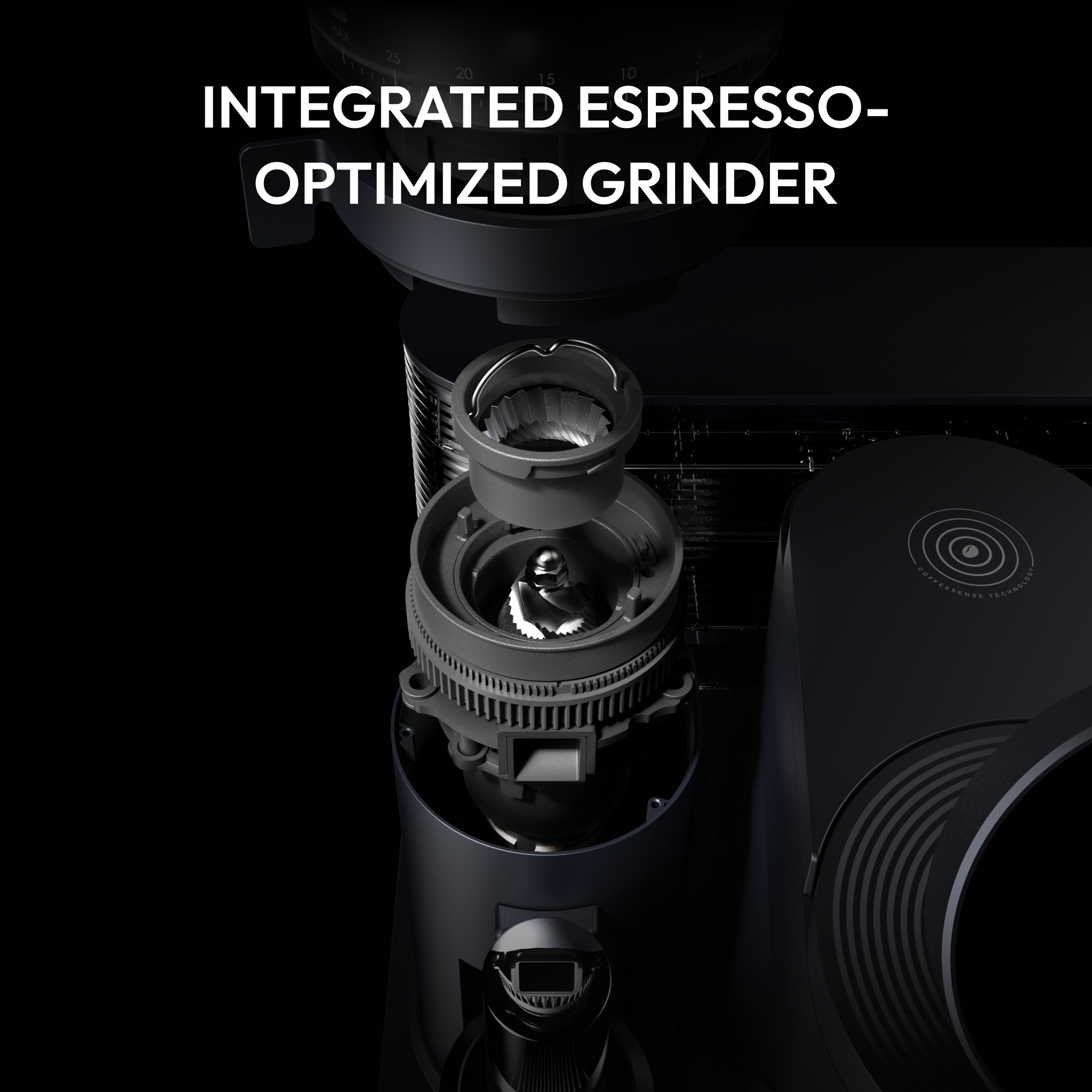 Smart Espresso Machine with Grinder, Dual Boiler & Touchscreen Control